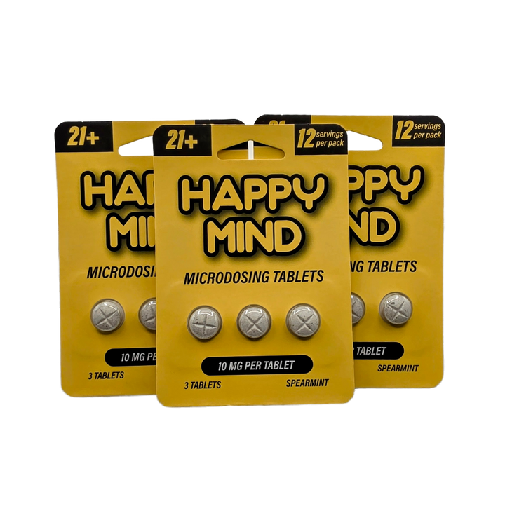 Happy Mind 3 Pack Microdosing tablets