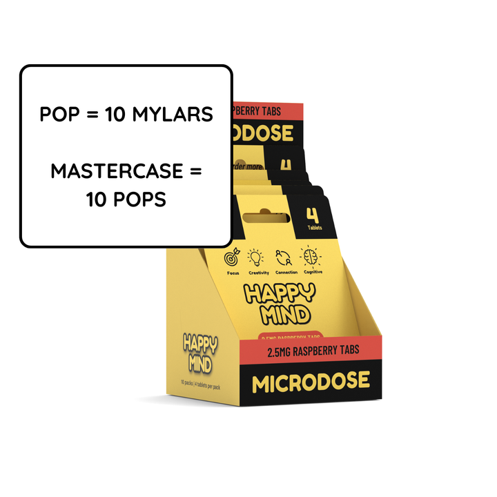 2.5mg - 4ct Microdosing POP/Mastercase