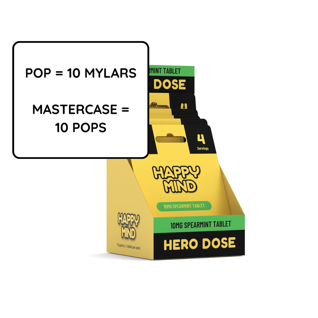 10mg - Single Count Hero Dose POP/Mastercase
